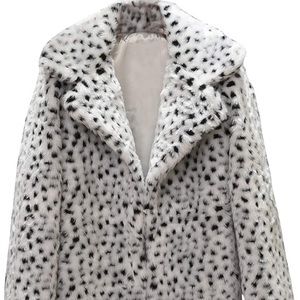 Warm winter faux fur coat NWT
